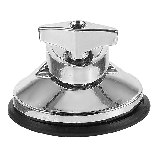 COOPHYA バスドラム脚ブラケット タム脚取り付けブラケット スネアドラム用アクセサリー 高耐久性シルバープレートアイアン製 簡単取り付け可能なドラム用部品