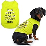 Parisian Pet Dog Shirt – 100% Cotton Shirts for Large Dogs – Sleeveless Puppy Vest – Lightweight and Breathable Pet Apparel – Pullover Summer Dog Clothes - Stretchy Funny T Shirts for Dogs