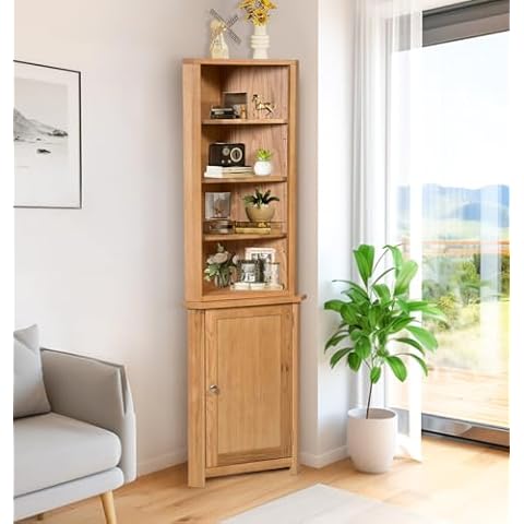 Hallowood Furniture Waverly Oak Corner Cabinet Cover