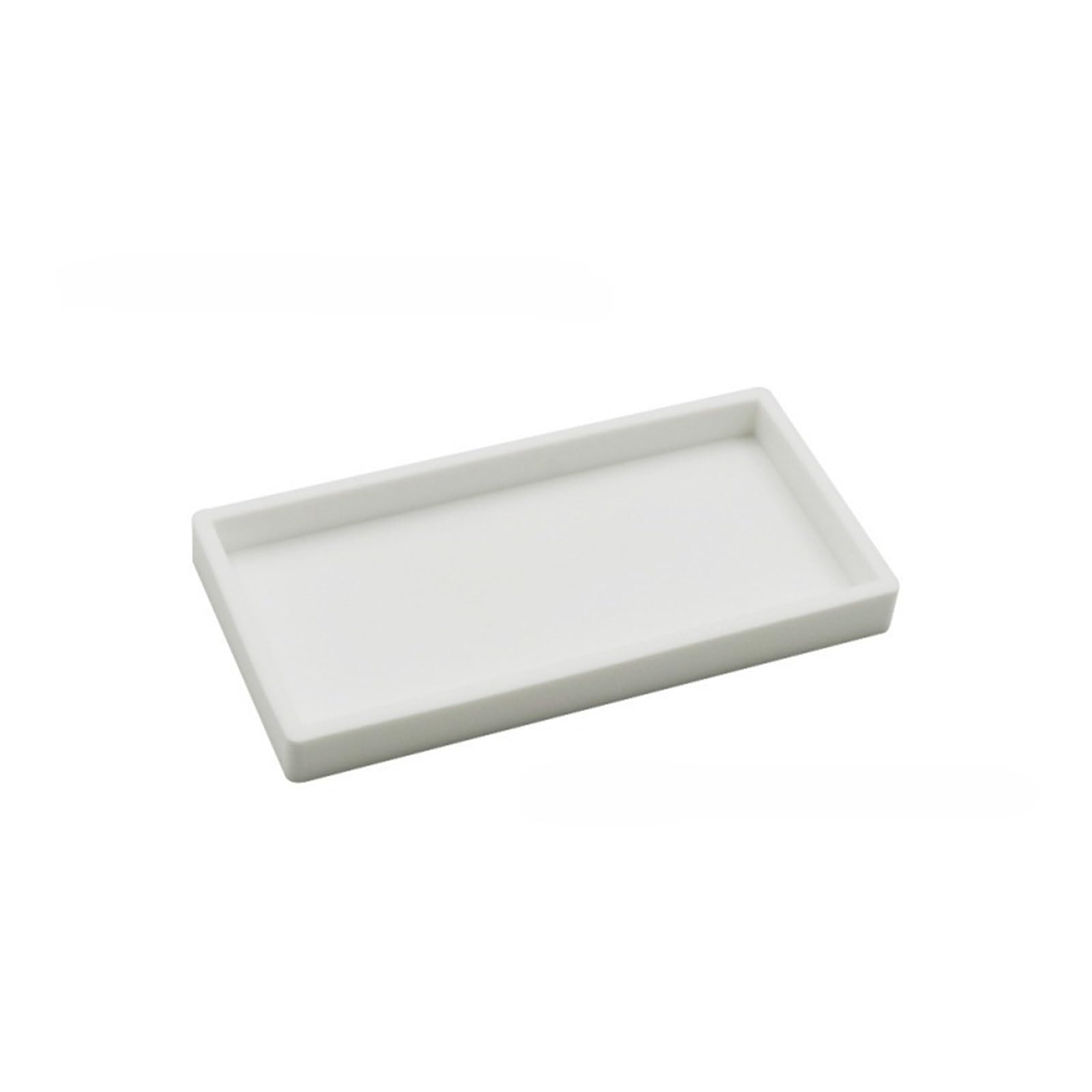 2Pcs Silicone Storage Tray for Bathroom Countertops