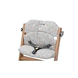 Einfach und schnell abnehmbar Safety 1st Original Sitzkissen, passend für den Safety 1st Timba Hochstuhl, gemütliche Sitz-Auflage, schnelle & einfache Befestigung, maschinenwaschbar bei 30°C, bietet Extra viel Komfort, Warm Grey