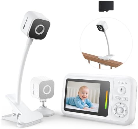 Baby Monitor with Camera and Night Vision - 1080P HD Baby Camera ...