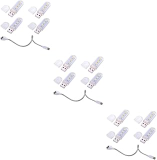 DOITOOL 15 Pcs Laptop Light for Keyboard Laptop Keyboard Light USB Laptop Light Computer Lamps LED Night