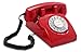 Produktbild Opis 60s Cable mit klassischem Deutsche Post Pappeinleger: Retro Telefon im sechziger Jahre Vintage Design mit Wählscheibe und Metallklingel rot