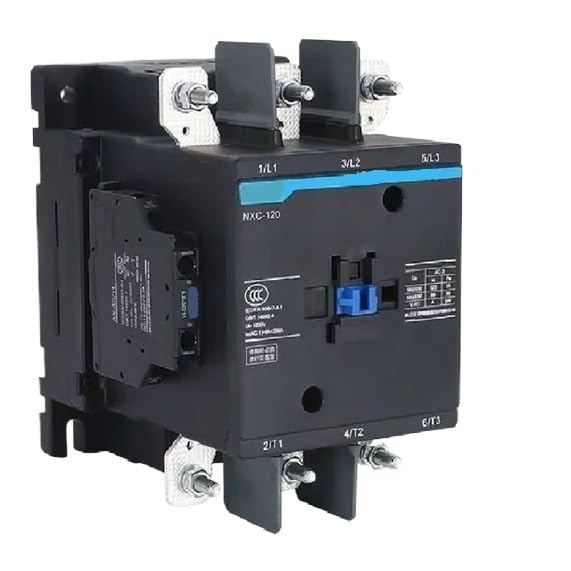 Contacteur AC NXC-120A 380V contre les pannes de moteur triphasé avec contacts 2NO 2NC