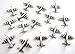 New Item Airplane Push Pins, Antique Silver, T-503AS, Set of 15
