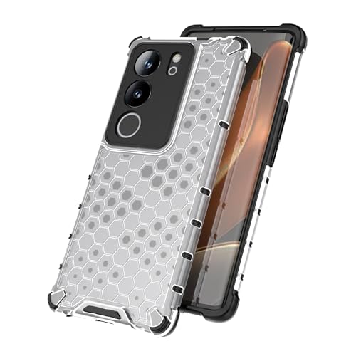 Image of Glasgow Back Case Cover Designed for [ Vivo V29 Pro 5G / V29 5G ] (Stylish Look | Shock Proof) - Transparent