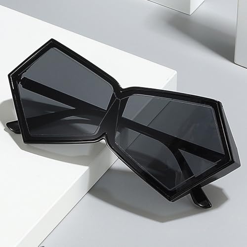 Lunettes de soleil polygonales punk pour masquer la fatigue et protéger les yeux - 3