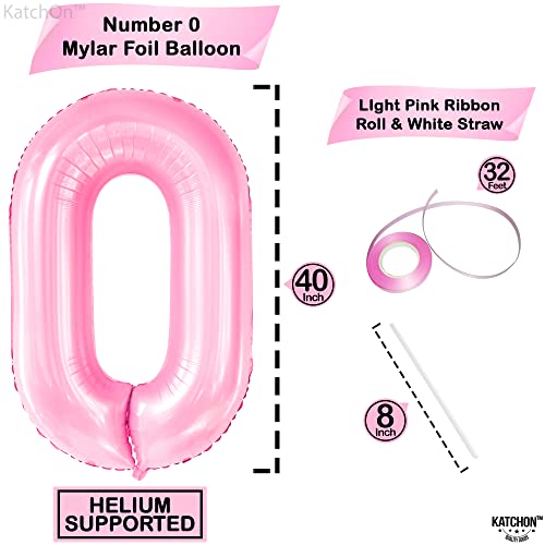 Image of KatchOn Light Pink 0 Balloon 40 Inch