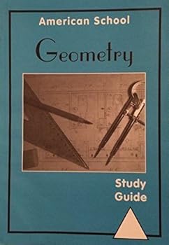 Paperback American School Geometry Study Guide Book