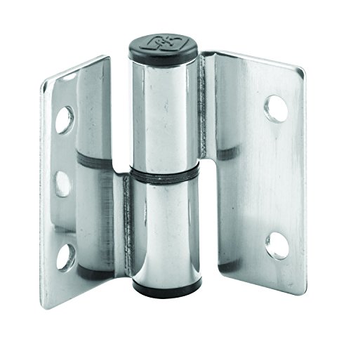 Sentry Supply 656-8240 3 In. X 3-3/8 In. Stamped Stainless Steel Satin Finish Left Hand In Hinges (1 Set) #TOP22