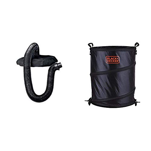 BLACK+DECKER Blower/Vacuum Leaf Collection System with Leaf Collection Bin (BV-006L & BZOGAP55)