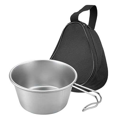 JUMPLAWN Copa De Acero Inoxidable Para Camping Tazas De Café Espresso De Campamento Incluye Bolsa De Almacenamiento Utensilios De Campamento Taza De Campamento
