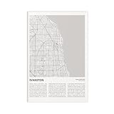 HEOVI Evanston Map, Travel...