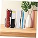 SEWACC Desktop Bookshelf Organizer Office Supply Organizer Organizer for Desk Sturdy Plastic Bookend File Holder