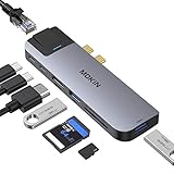 usb c displayport adapter Hervorragende Bildschirmanzeige: Thunderbolt 3 (Type C-Anschluss) unterstützt eine Auflösung von bis 5K@60 Hz. Der HDMI Video- und Audioausgang unterstützt eine Auflösung von bis zu 4K UHD @30 Hz. Kann gleichzeitig zwei Monitore mit einer Auflösung von bis zu 4K spiegeln oder erweitern, ideal für Präsentationen, Monitor, Filmabende, Spiele usw. Wichtig: NUR wenn Ihre Geräte eine 4K-Auflösung unterstützen, beträgt die Videoausgabe 4K. Verwenden Sie ein HDMI 2.0-Kabel oder besser .)