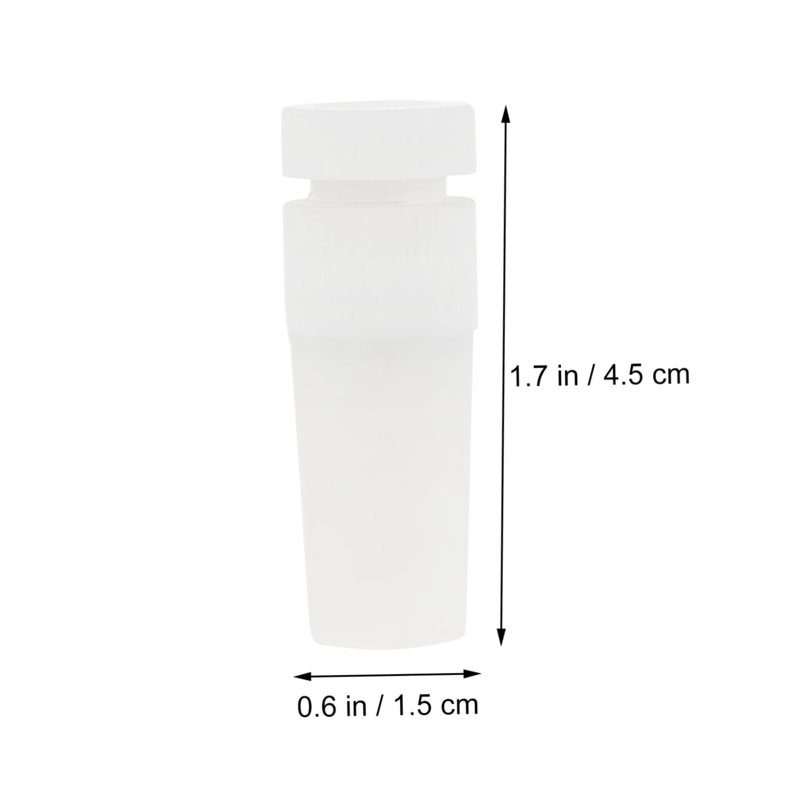 TOPPERFUN Pc PTFE Laboratory Stirrer Plug PTFE Stirring Magnets Acid Alkali Resistant Easy Stirring Tool