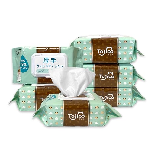 トジコ ペット ウェットティッシュ 大判 ふた付き