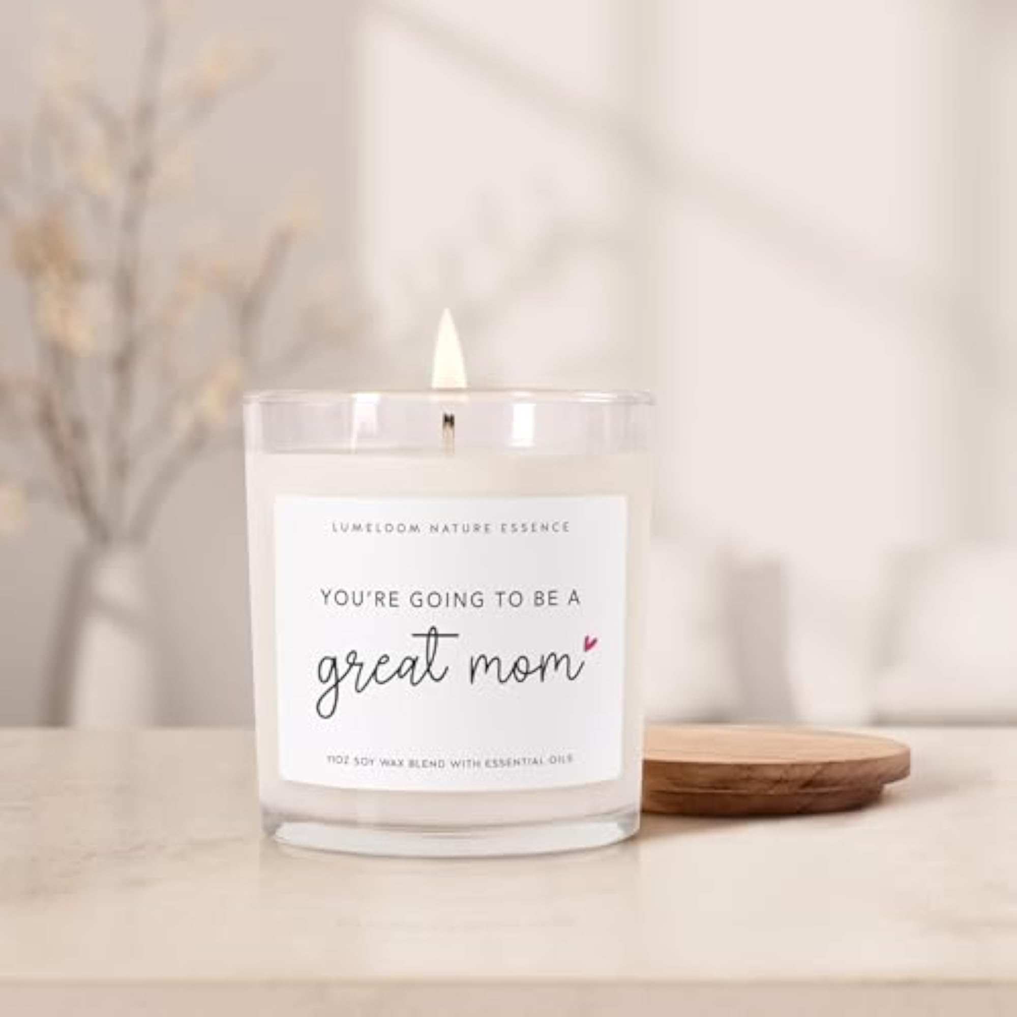 Lavender Aromatherapy Candle, 11oz, New Mom Gifts