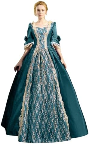 CountryWomen Gothic Prinses Renaissance Bruidsmeisje Periode Jurk