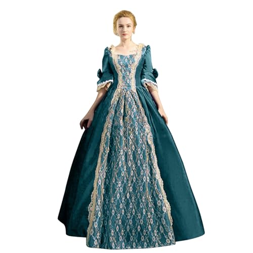 Barock Kleid Damen Mittelalter Kleidung Renaissance Prinzessin Kleider Rokoko Lolita Viktorianisches Maxi Elegant Abendkleider Cocktailkleid Party...