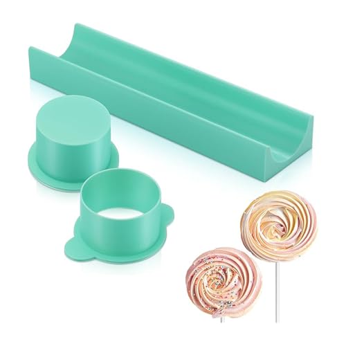 WNXGNHO Juego de moldes redondos para hacer pasteles con bandeja, diseño seguro para alimentos y ergonómicos para hornear pasteles