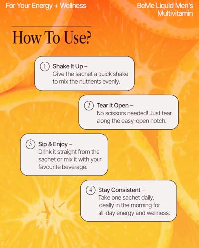 BeMe Liquid Multivitamins for Men