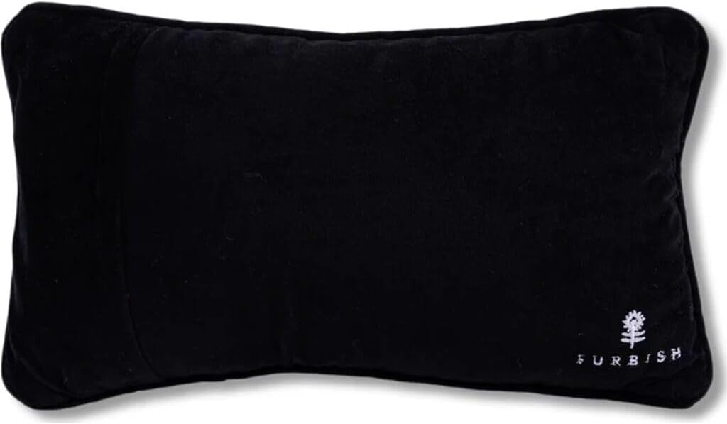 FURBISH Needlepoint Decorative Throw Pillow - First Rodeo - 9" x 15" - Small Embroidered Accent Pillow for Bed, Chair, Couch, Sofa - Eclectic Home Decor