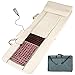 tectake 400601 Colchón colchoneta de Masaje shiatsu con Esterilla de Piedra de Jade + Remoto