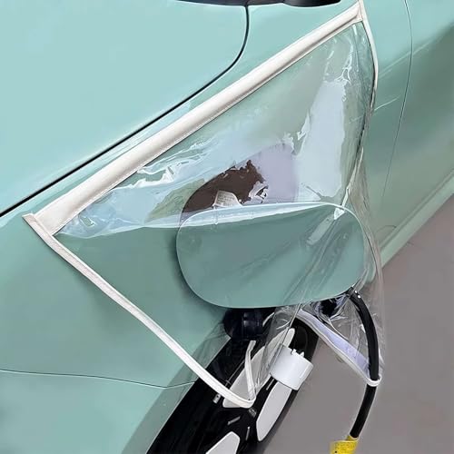 Cubierta de puerto de carga EV, cubierta magnética para enchufe de cargador de coche eléctrico, impermeable, protección para todo tipo de clima,...