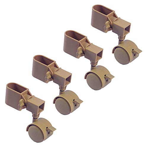 Roulettes pivotantes robustes de remplacement de meubles charge lourde 800 lb