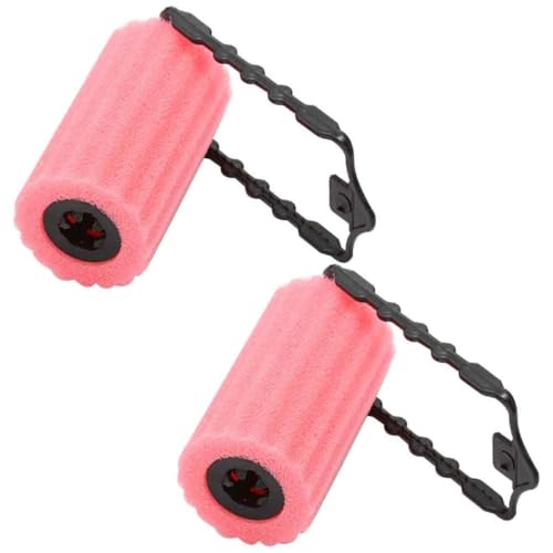 MAGICLULU Rodillos Cómodos Rizar Cabello de el para Esponja 12piezas Color Rosa, Accesorios Prácticos de Peluquería y para Peinados en y Mujeres