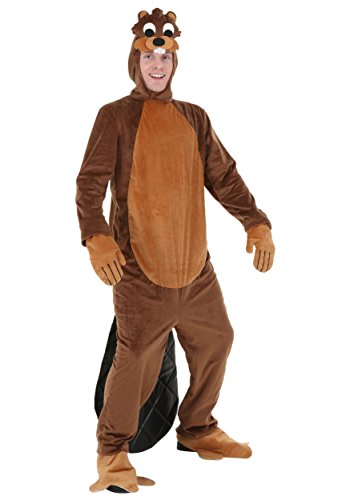 Fun Costumes Adult Busy Beaver Costume Large