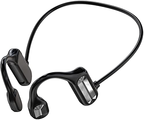 TEDATATA Bone Conduction Earphones,Sports Headphones Noise Cancelling, Ultralight IPX4 Waterproof Sweatproof Lightweight Wireless Earphone for Running Cycling Driving Workouts