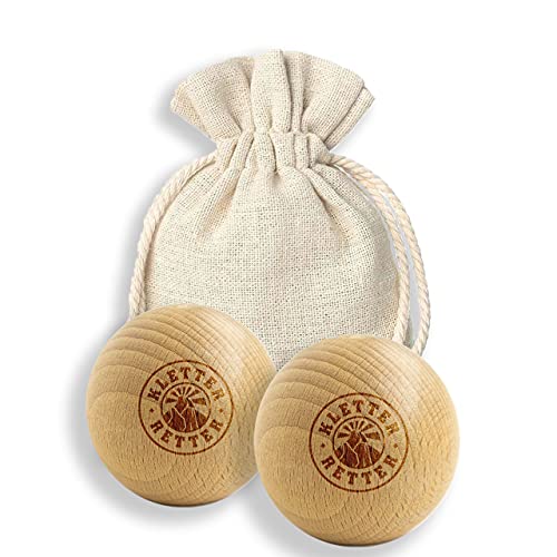 KletterRetter Massagekugeln-Set aus Buche (2 x 40mm in Aufbewahrungssäckchen) Cover