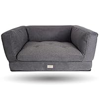 Divano Per Cani Ligo Artù - Cuccia Sfoderabile Lavabile Made In Italy Beige - Foto 8