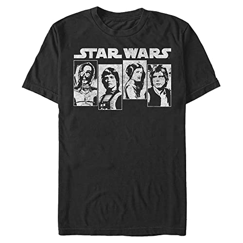 T-shirt Star Wars homme grande taille 3XL vêtement manches courtes noir