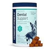 Veterinary Formula Dental Health Supplement for Dogs – Vet-Formulated Chews with EpiCor® & Kelp – Smart Vitality Supports Plaque, Tartar, Breath & Oral Health, 60 Soft Chews