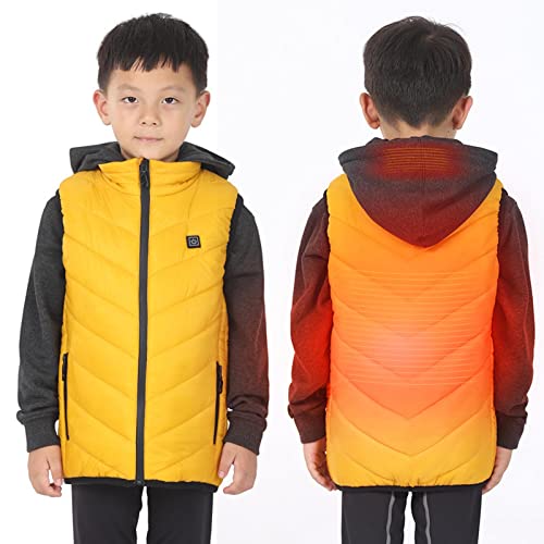 Boys Girls Heated Vest with 3 Adjustable Temperature Electric USB Rechargeable Winter Thermal Vests Heating Gilet2
