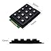 SazkJere 2PCS 3x4 Matrix Keypad 12 Keyboard Module External Keypad Board for Microcontroller (3x4 Key)