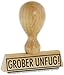 Produktbild Sprüche-Stempel GROBER UNFUG vom Kaufhaus2010