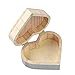 Produktbild AYRSJCL Herzform Holz-Box Schmuck-Box Hardware Hochzeit Geschenk Makeup Organizer Bin Ohrringe Ring Organizador bewegliche Holzkiste