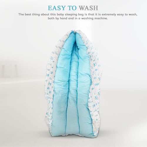 Image of Baybee Hanging Cradle and Swing for Baby 0 to 2 | Portable New Born Bassinet Jhula with Mosquito Net, Cotton Thottil Cloth | Uyyala Palna for Home Use (Blue)