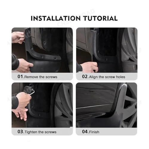 Guardabarros coche Audi A4 B6 2001-2006: faldillas protectoras para lluvia y barro 4