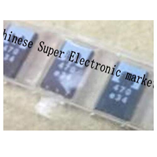 50PCS SMD Tantalum Polymer capacitors 2R5TPE470M9 2.5V 470UF