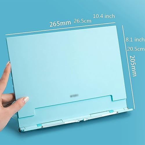 Book Stand for Reading Adjustable Book Stand, Height & Angle Adjustable Book Holder, for Big Heavy Textbooks Laptop Tablet Smartphone Recipe, 10 x 8 inch Cookbook Holder