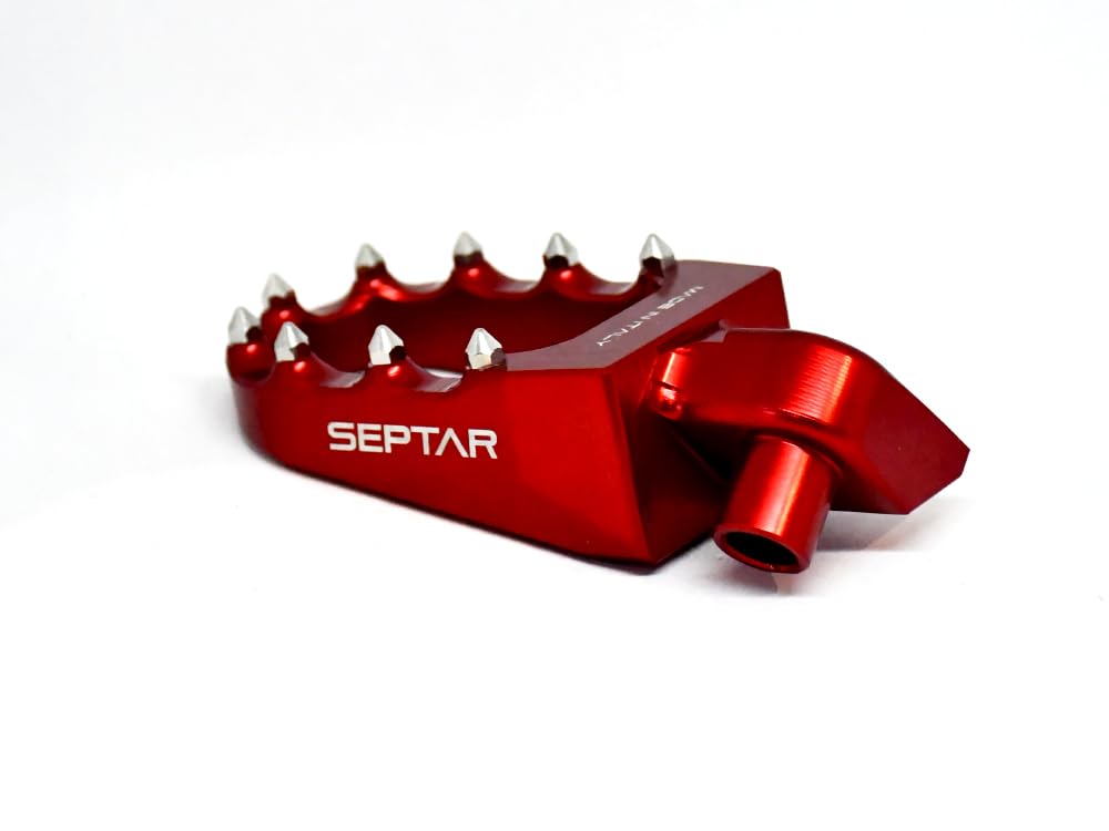 PEDANE in ERGAL CNC 1.0 per FANTIC nere | SEPTAR
