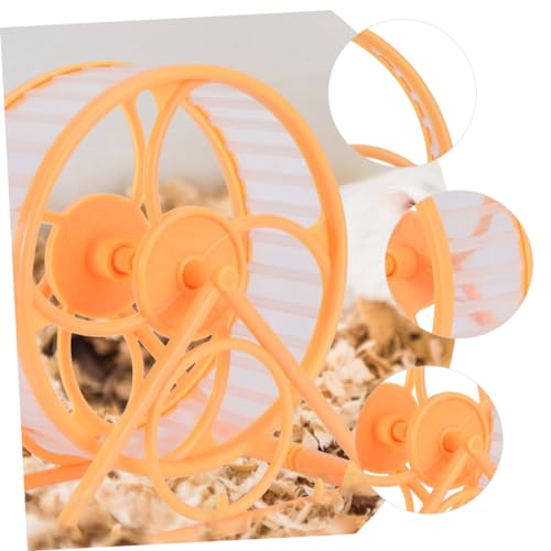 Ipetboom 2 Peças Brinquedos Gerbils Roda De Corrida Acessórios De Hamster Cobaia Roda De Corrida Sil