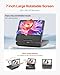 VEVOR Portable DVD Player, 7 inch HD Swivel Display Screen, 4 Hours Built-in Rechargeable Battery, Dual Speakers, Support Sync TV/USB/SD Card/CD/DVD, Car Charger, AC Power Adapter, Remote Control