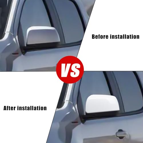 White Mirror Cover Replace for 2015-2022 Chevy Colorado and GMC Canyon by sportuli - Used condition - Image 6